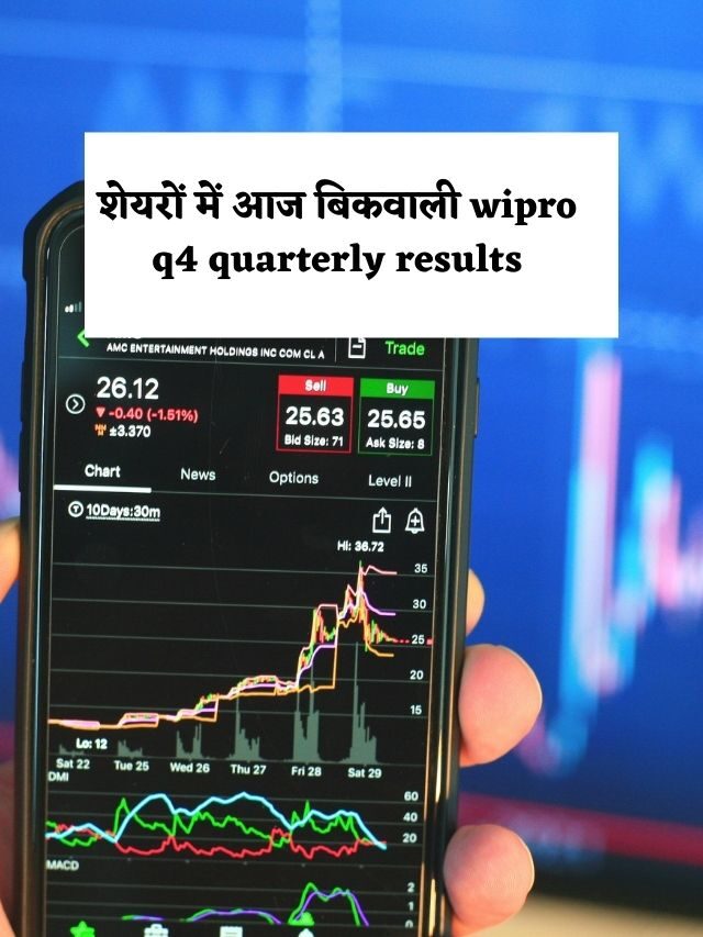 शेयरों में आज बिकवाली wipro q4 quarterly results